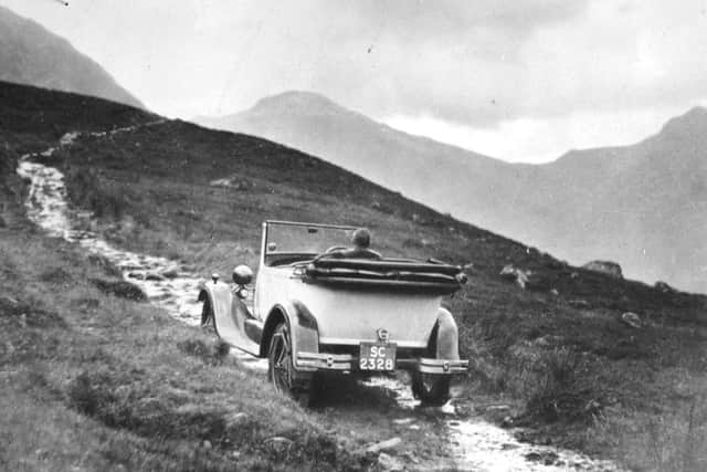 Henry Alexander on his ascent of Ben Nevis in 1911.  PIC: TSPL.