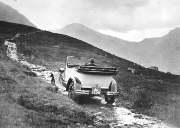 Henry Alexander on his ascent of Ben Nevis in 1911. PIC: TSPL.