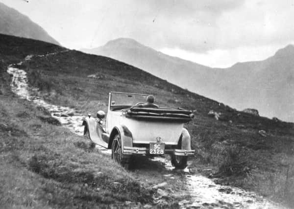 Henry Alexander on his ascent of Ben Nevis in 1911.  PIC: TSPL.