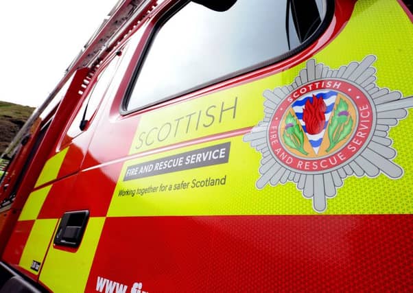 Firefighters tackled the large blaze overnight. Picture: Lisa Ferguson