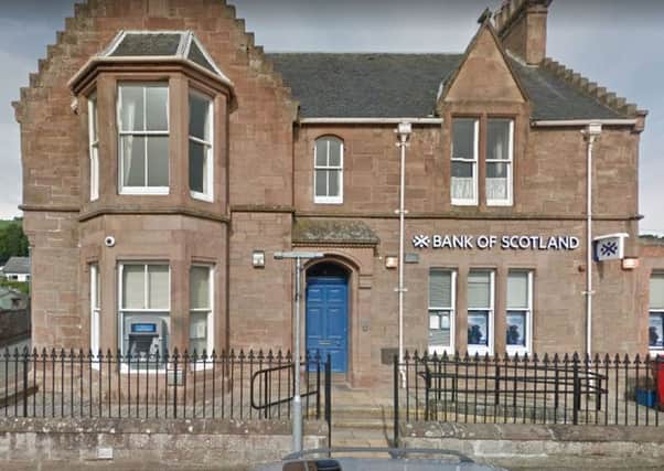 The Bank of Scotland in Fortrose has closed its doors for the final time. Picture: Google