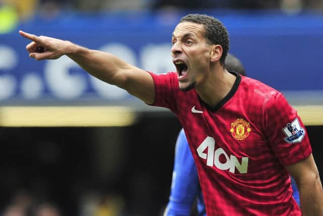 Ferdinand during his playing days at Manchester United. Picture: AFP/Getty Images