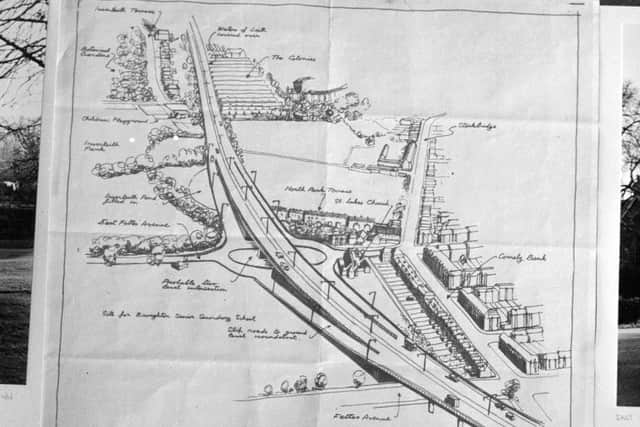 The inner ring road would have crossed Comely Bank and meant filling in Inverleith Pond. Picture: Contributed