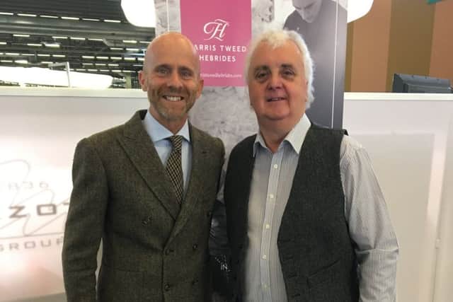 Alvise Boniver Conte, left, with Ian Angus Mackenzie. Picture: Contributed