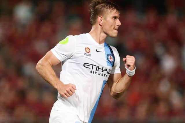 Erik Paartalu in action for Melbourne FC in Australia. Picture: Getty Images