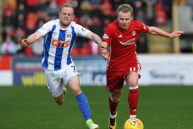Gary Mackay-Steven in action for Aberdeen against Kilmarnock. Picture: SNS Group