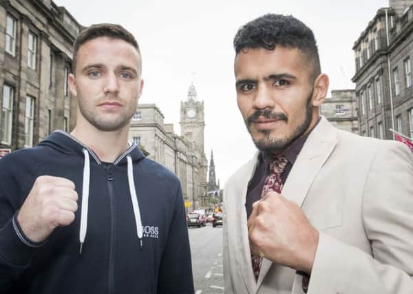 Josh Taylor and Miguel Vazquez will meet in Edinburgh on 11 November. 
Picture: Ian Georgeson