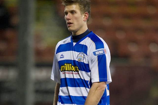 Paartalu playing for Morton against Partick Thistle in January 2010. Picture: SNS Group