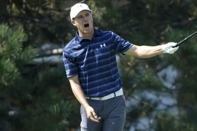 Jordan Spieth in action at last week's BMW Championship. Picture: Charles Rex Arbogast/AP