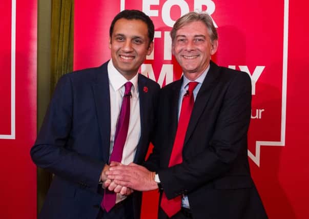 Anas Sarwar and Richard Leonard faced questions from Labour members in Glasgow. Picture: John Devlin/TSPL