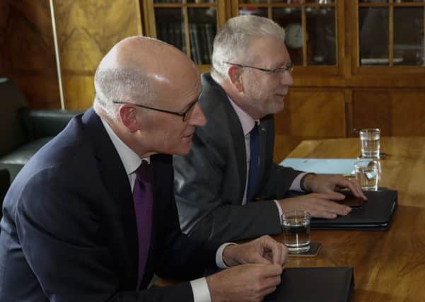 Scottish Government ministers John Swinney and Michael Russell head to London on Monday for Brexit talks with Theresa May's deputy, Damian Green
