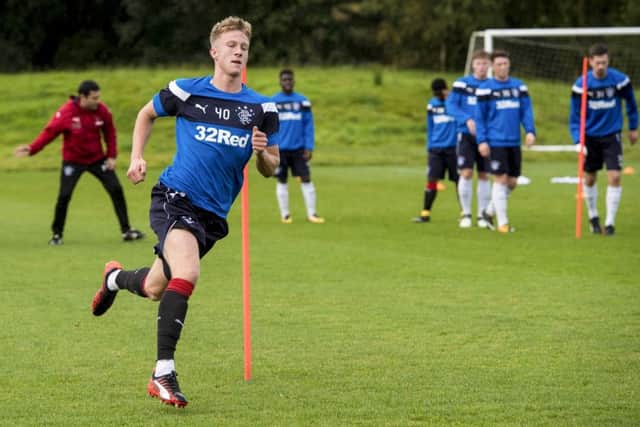 Ross McCrorie could be handed his home debut against Celtic. Picture: SNS Group