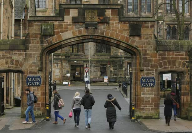 The University of Glasgow has been named the best in Scotland. Picture: PA