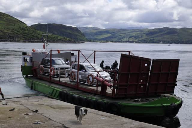 The Kylerhea Ferry, Skye is a good example of a social enterprise and connecting communities.