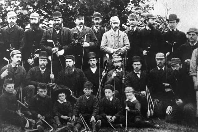 Carnoustie Golf Club's members in 1885 included a number of the workers at the legendary Simpson clubmaking company which spawned some of the pioneers.
