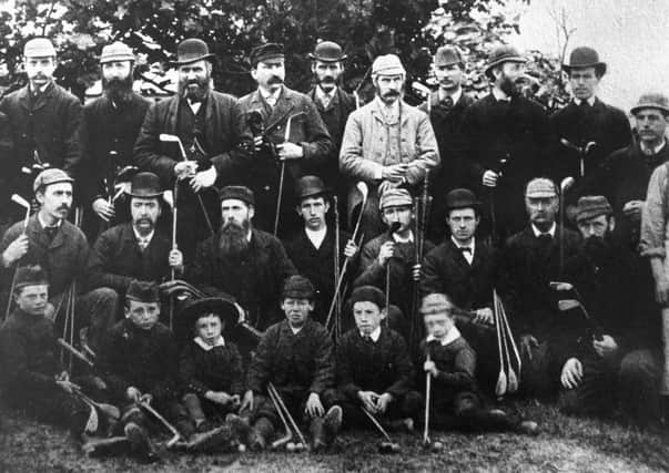 Carnoustie Golf Club's members in 1885 included a number of the workers at the legendary Simpson clubmaking company which spawned some of the pioneers.
