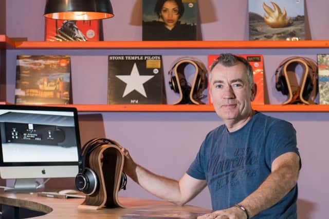Loud & Clear director John Carroll in the new store. Picture: Ian Georgeson