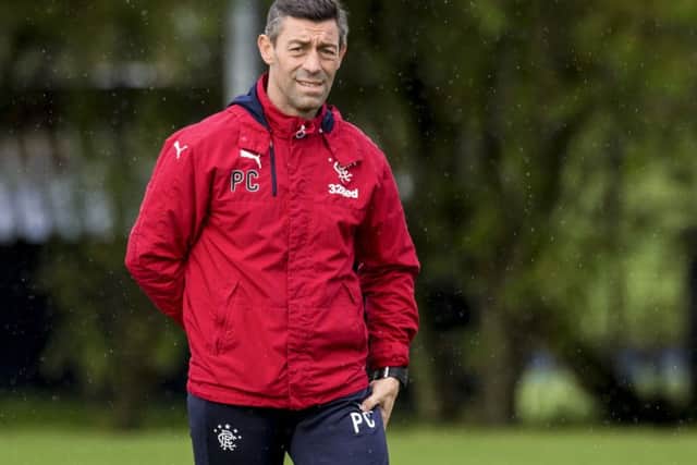 Rangers manager Pedro Caixinha. Picture: SNS
