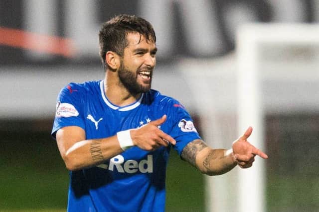 Rangers' Daniel Candeias has been a creative force for his side so far. Picture: PA