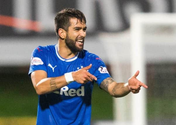 Rangers' Daniel Candeias has been a creative force for his side so far. Picture: PA