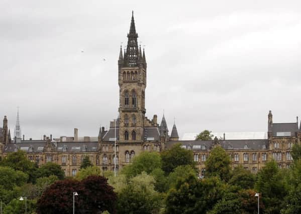 Glasgow University with its grand architecture may have  benefited from money generated  by the slave trade; below, David McDonald. Picture: Danny Lawson