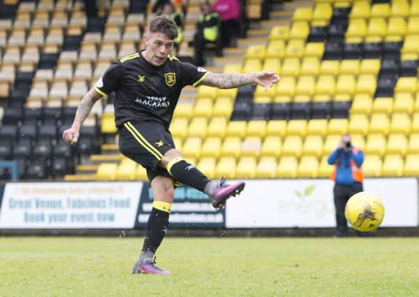 Josh Mullin doubled Livi's lead. Picture: SNS/Bruce White