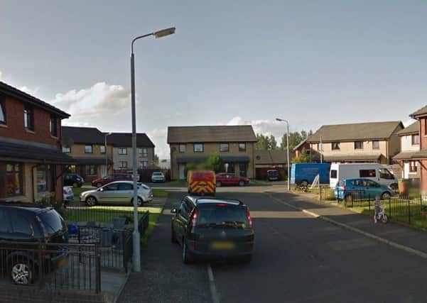 The disturbance took place at a flat in Baldovan Crescent, Easterhouse. Picture: Google