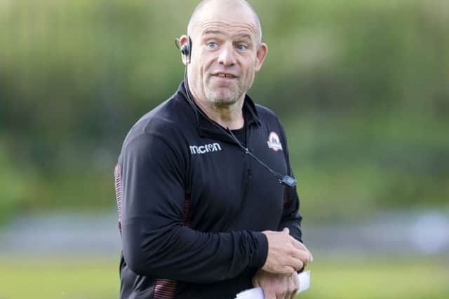 Richard Cockerill wanted the referee to use the TMO. Picture: SNS/SRU.