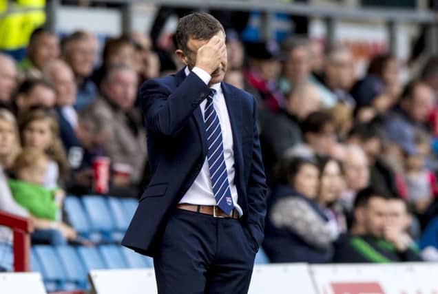 Jim McIntyre lost his final game in charge against Hibs at the weekend. Picture: SNS