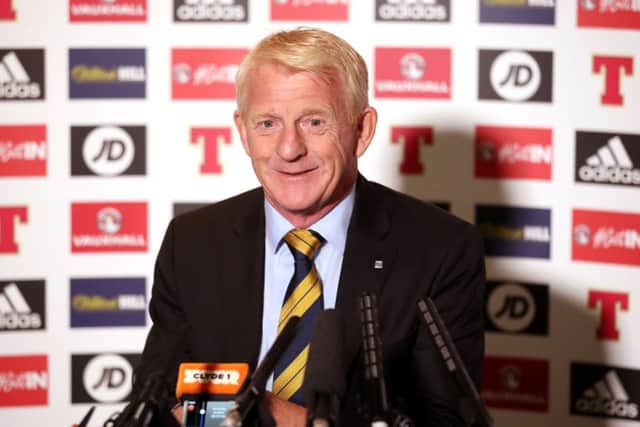 Scotland manager Gordon Strachan announces his squad. Picture: Jane Barlow/PA Wire