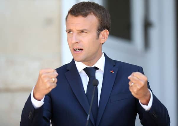 French president Emmanuel Macron. Picture: Reuters/Stoyan Nenov