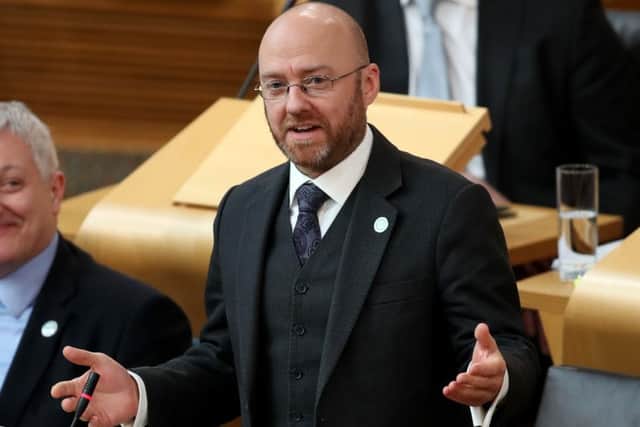 Scottish Green Party co-convener Patrick Harvie. Picture: Jane Barlow/AFP/Getty Images