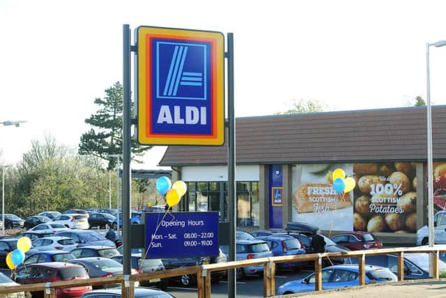 Aldi wants to increase its Scottish presence to 100 locations by 2020. Picture: Michael Gillen
