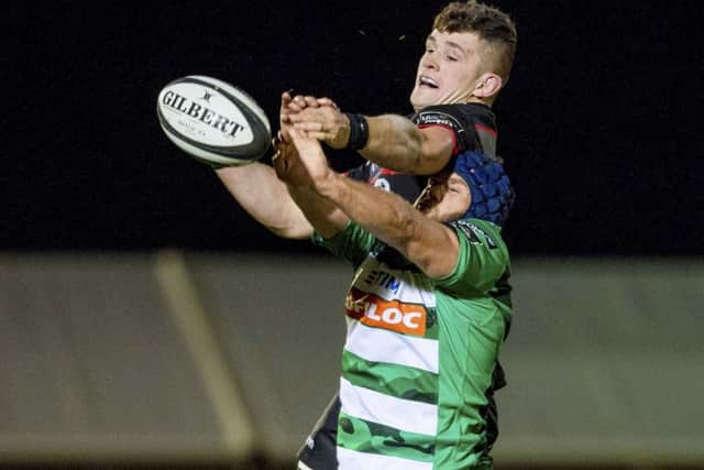 Benetton Treviso, in green, got the better of Edinburgh at Myreside earlier this month. Picture: Bill Murray/SNS/SRU