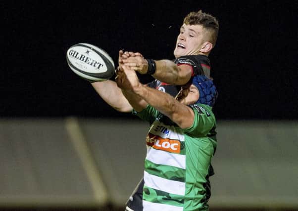 Benetton Treviso, in green, got the better of Edinburgh at Myreside earlier this month. Picture: Bill Murray/SNS/SRU