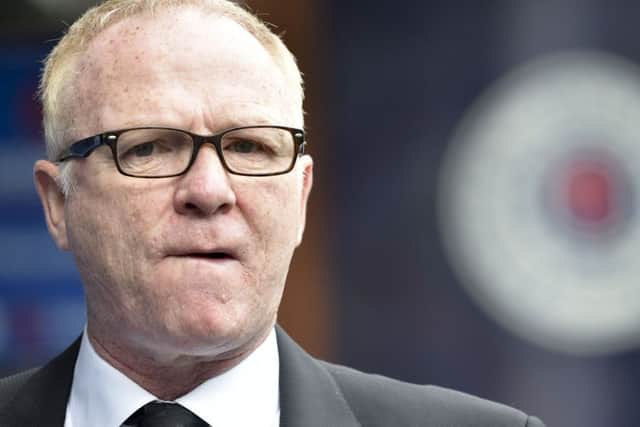 Former Rangers boss Alex McLeish has questioned the fitness levels of the Rangers team. Picture: SNS Group