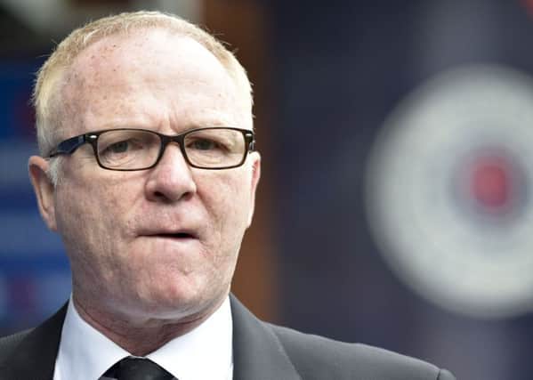 Former Rangers boss Alex McLeish has questioned the fitness levels of the Rangers team. Picture: SNS Group