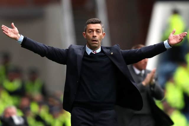 Rangers manager Pedro Caixinha, whose training methods were described as 'different' by Michael O'Halloran. Picture: PA