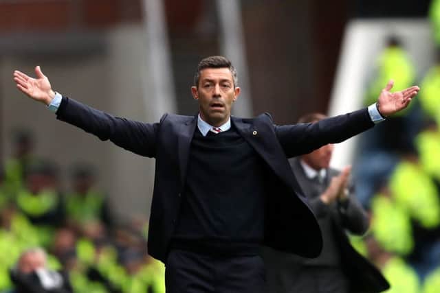 Pedro Caixinha tore into his players in a team meeting. Picture: Jane Barlow