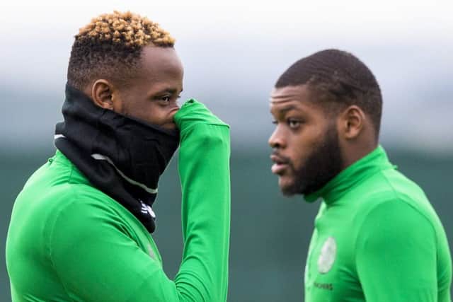 The match may come too soon for Moussa Dembele, left, though Olivier Ntcham is likely to start. Picture: SNS