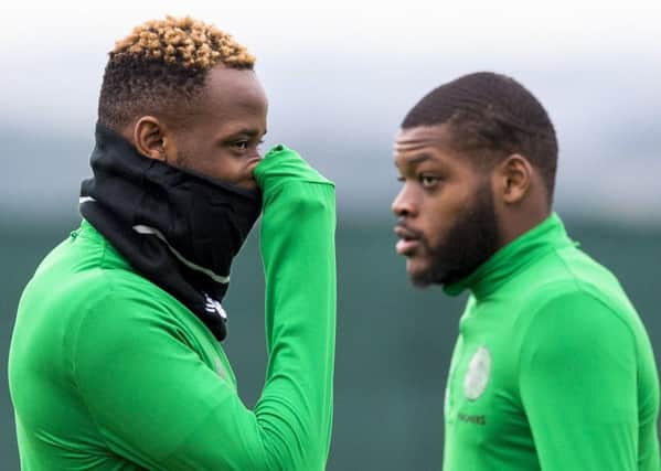 The match may come too soon for Moussa Dembele, left, though Olivier Ntcham is likely to start. Picture: SNS