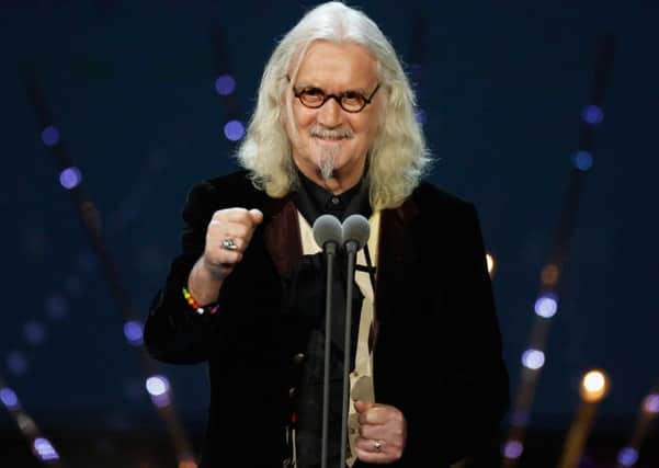 Legendary entertainer Sir Billy Connolly is to be inducted into a Scottish music "hall of fame" in his home city next month.