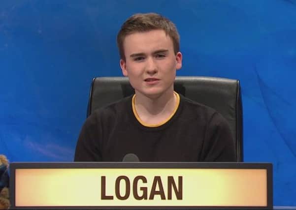 Mechanical engineering Alasdair Logan answered 16 questions correctly to help Strathclyde to victory. Picture: BBC