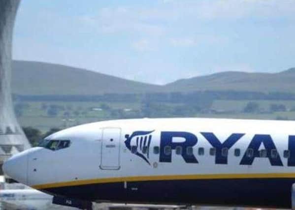 Some of Ryanair's Scottish cancellations involve Scottish Airports. Picture: Neil Hanna