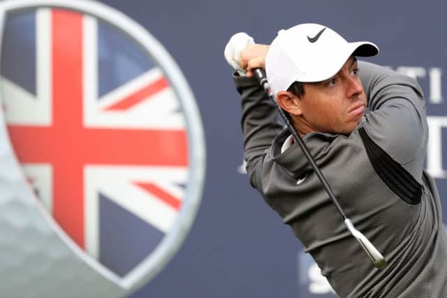 Northern Ireland's Rory McIlroy plays during the Pro-Am ahead of the British Masters at Close House Golf Club, Newcastle. Picture: Owen Humphreys/PA Wire