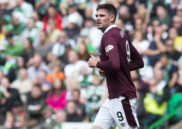 Hearts forward Kyle Lafferty is the latest footballer to admit to having a gambling addiction. Picture: SNS