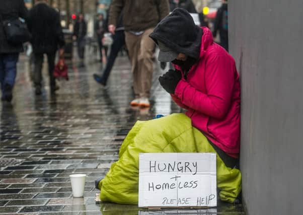 Homeless people are languishing in temporary accommodation, according to the report. Picture: John Devlin