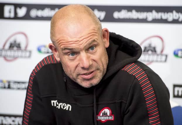Edinburgh head coach Richard Cockerill. Picture: SNS