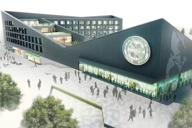 Celtic's plans for hotel and museum complex. Picture: Celtic FC