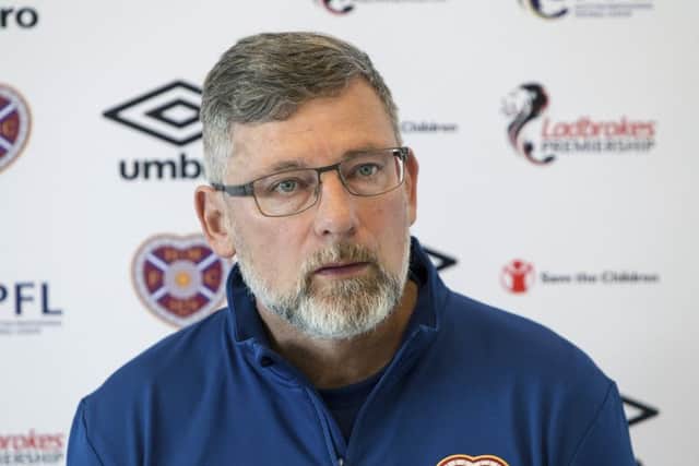 Hearts manager Craig Levein. Picture: SNS